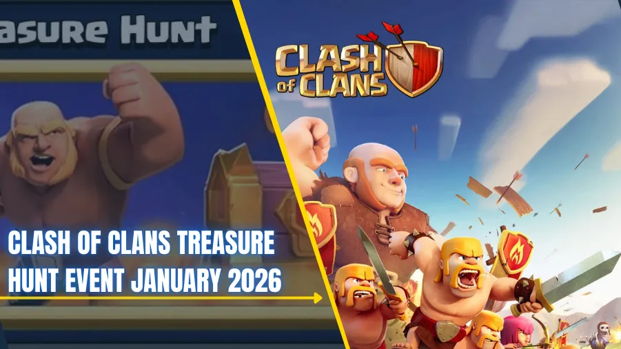 Clash Of Clans Treasure Hunt January 2026 Event Reward List And All Clash Of Clans Treasure Hunt Event For January 2026
